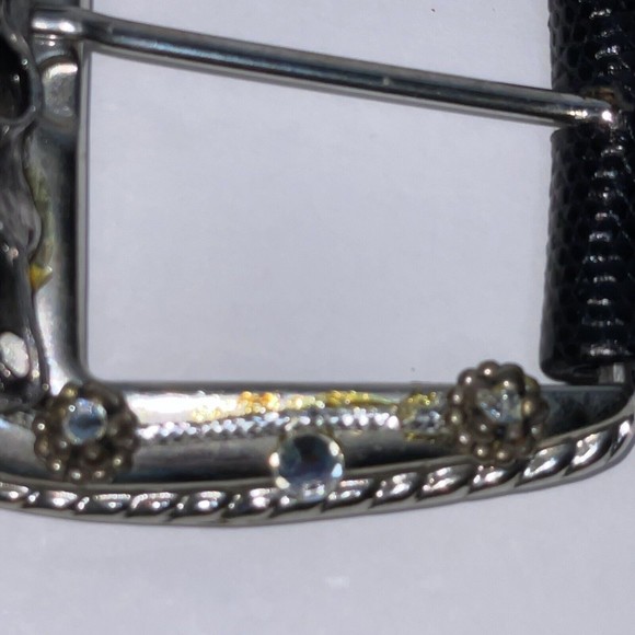 St. Maarten Dallas Revcor Women Metal Skull Steer Cow Lizard Studded Bling Belt main image 5